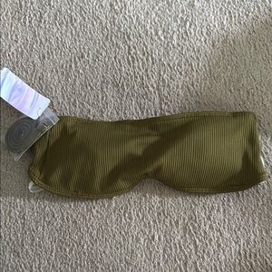 Forever 21 Olive Bikini Top